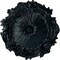 Ekena Millwork Plymouth Ceiling Medallion (Fits Canopies up to 1 5/8"), 16 3/4"OD x 1 3/8"P, Night Shade CM16PLNSF - alternate 1